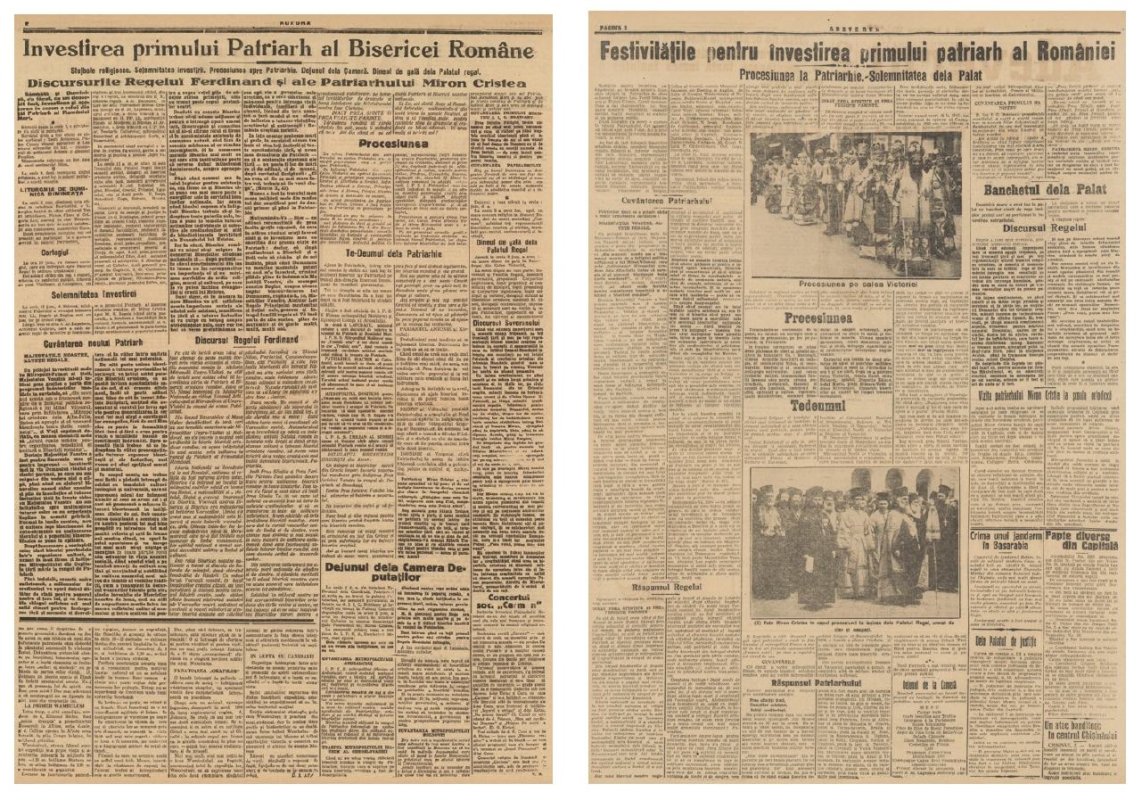 „Investirea primului Patriarh al Bisericii Române” 327117
