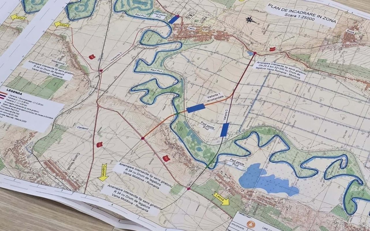 Încep lucrările la „Podul de Flori” Ungheni-Golăești 328950