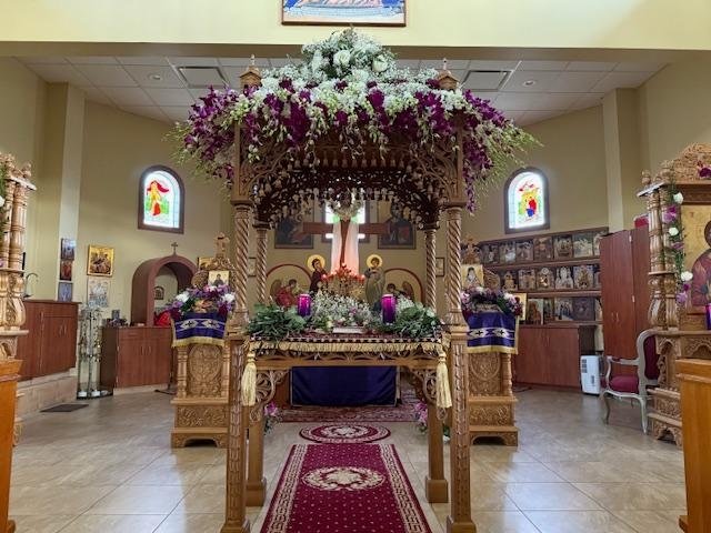 Sărbătoarea Învierii Domnului la Parohia „Acoperământul Maicii Domnului” din Houston, Texas 329740