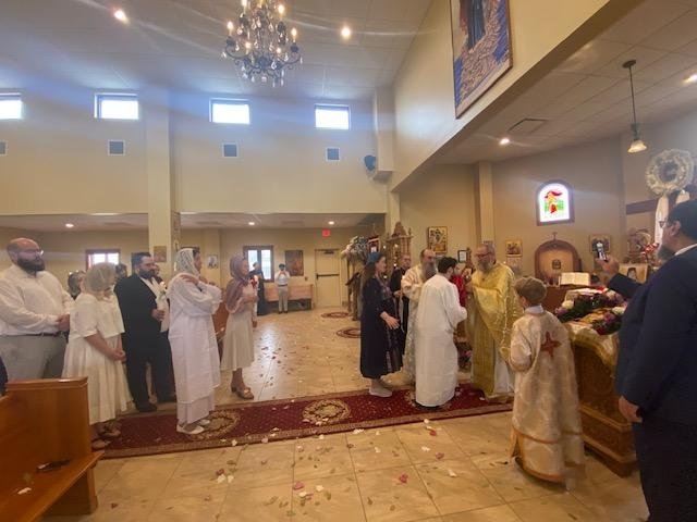 Sărbătoarea Învierii Domnului la Parohia „Acoperământul Maicii Domnului” din Houston, Texas 329748