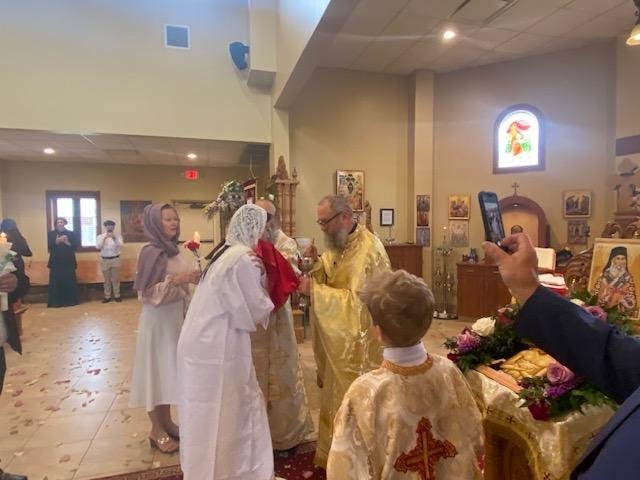 Sărbătoarea Învierii Domnului la Parohia „Acoperământul Maicii Domnului” din Houston, Texas 329749