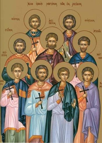 Sfinţii 9 Mucenici din Cizic; Sfântul Cuvios Memnon 40324