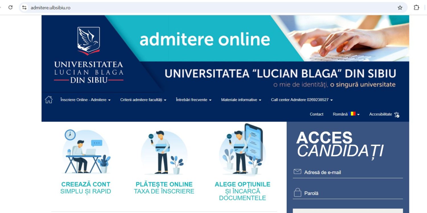 Preînscrieri la Universitatea din Sibiu 330891