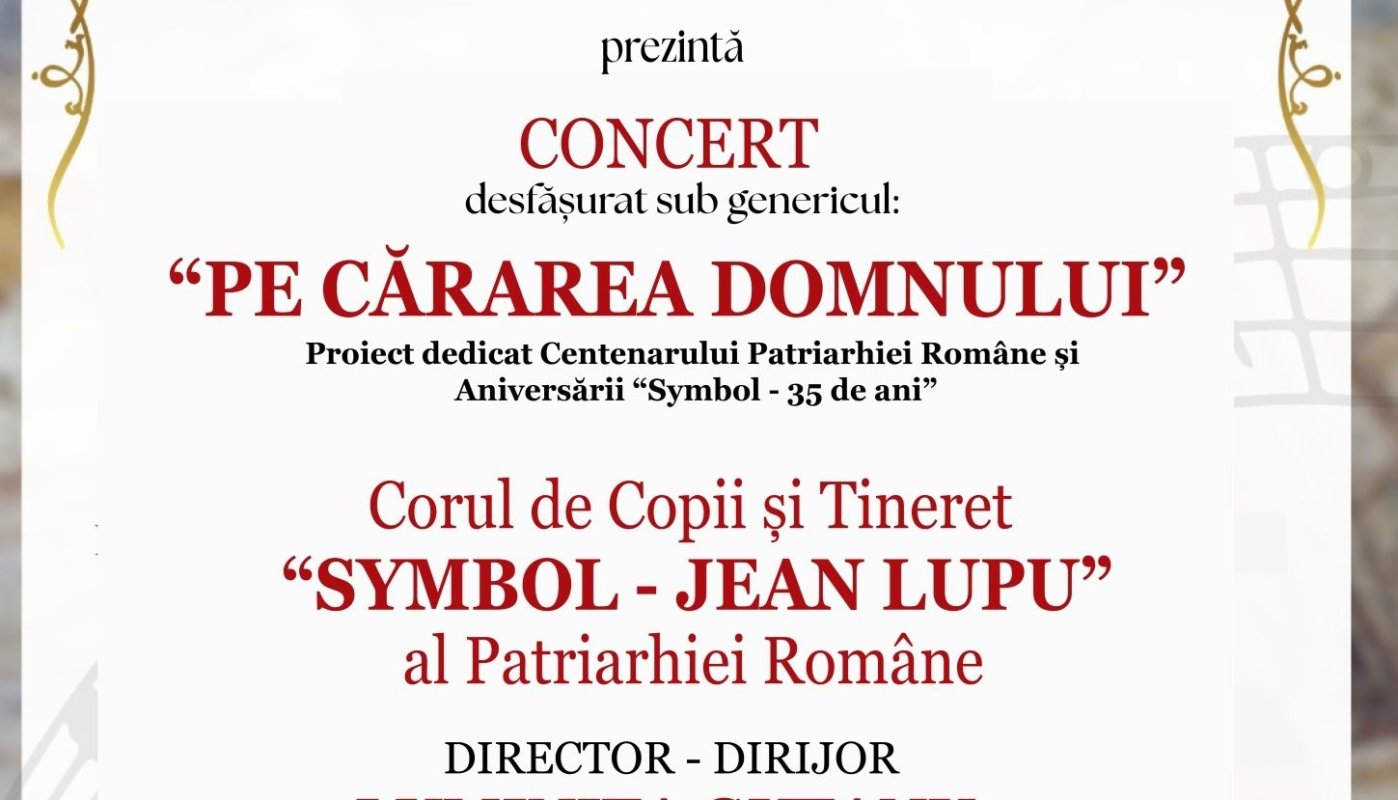 Proiectul „Pe cărarea Domnului” al Corului „Symbol-Jean Lupu” 331620