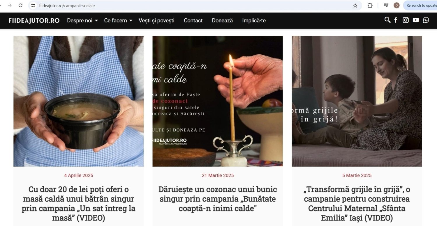 O platformă a binelui care răspunde la întrebarea  „Ce face Biserica?” 332779