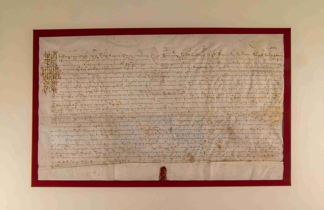 Hrisov de închinare a Mănăstirii Galata 334352