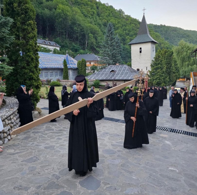 Moaștele Sfântului Cuvios Dometie așezate spre închinare la Râmeț 336090