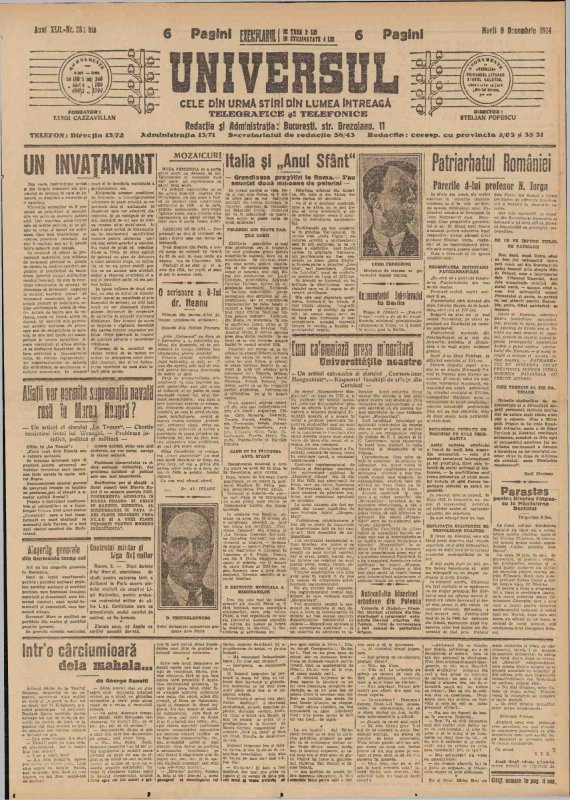 „Patriarhatul la care Biserica Română Ortodoxă are tot dreptul“ 336942