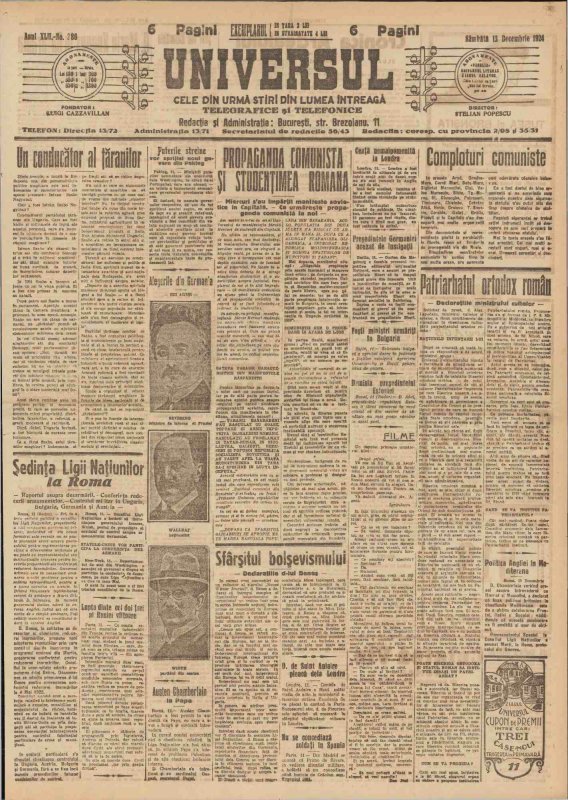 „Patriarhatul la care Biserica Română Ortodoxă are tot dreptul“ 336944