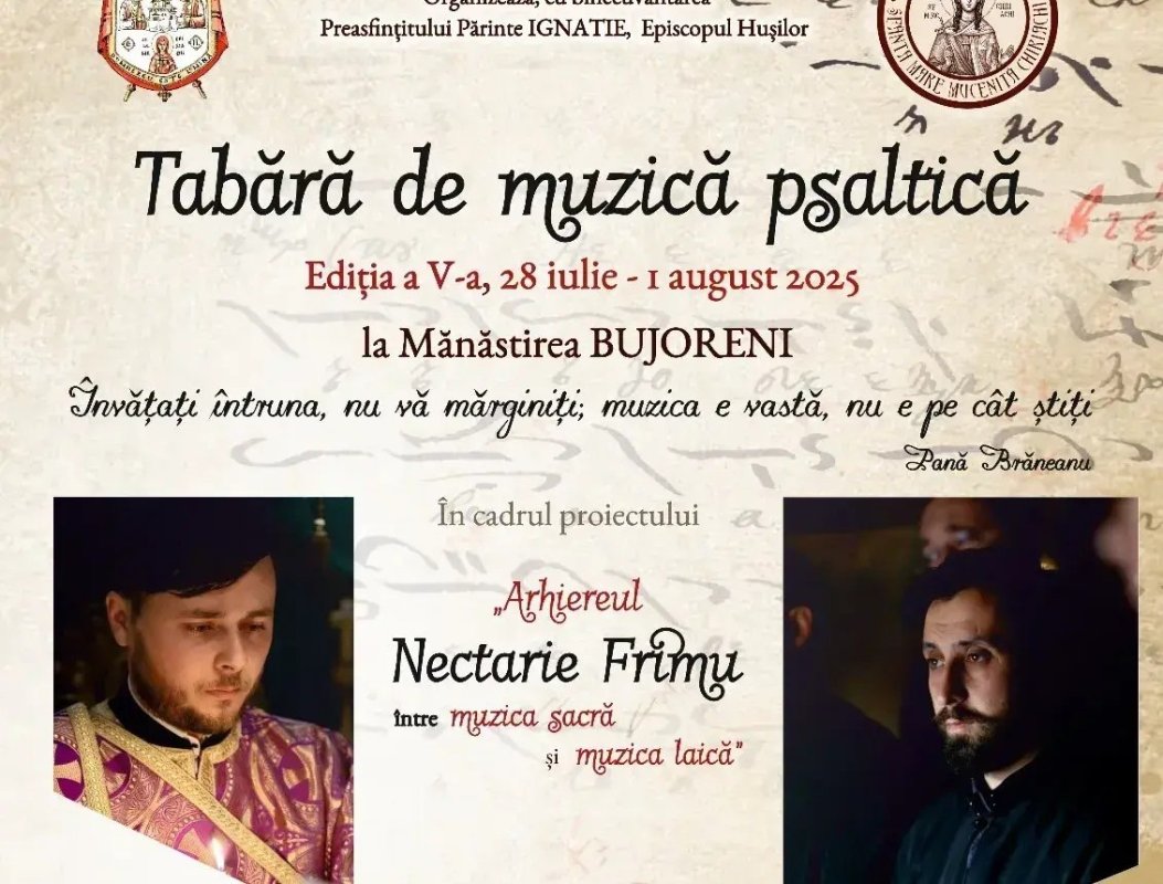 Tabără de muzică psaltică în Episcopia Hușilor 337189