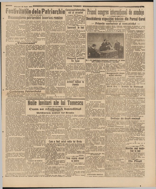 Presa a susţinut înfiinţarea Patriarhiei Române 338412