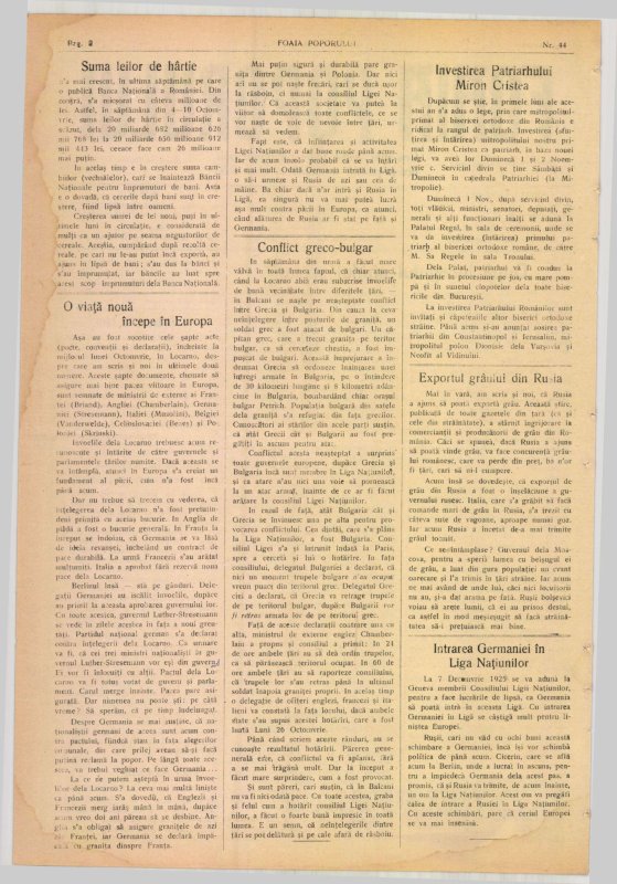 Presa a susţinut înfiinţarea Patriarhiei Române 338413