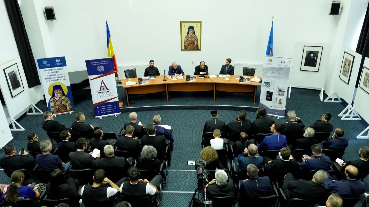 Conferință despre viața Sfântului Cuvios Serafim cel Răbdător de la Sâmbăta de Sus 339100