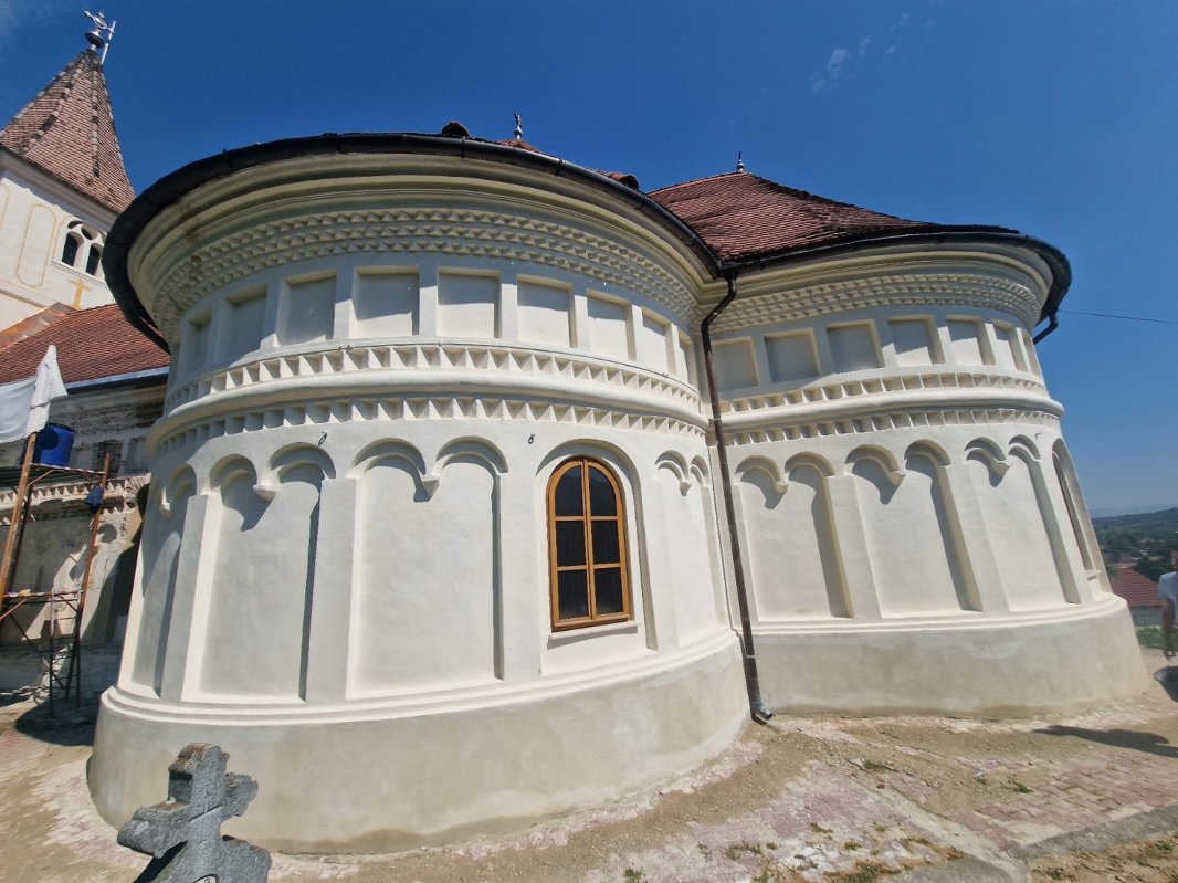 Lucrări de restaurare la Biserica „Sfântul Nicolae” din Turnu Roşu, judeţul Sibiu 339078