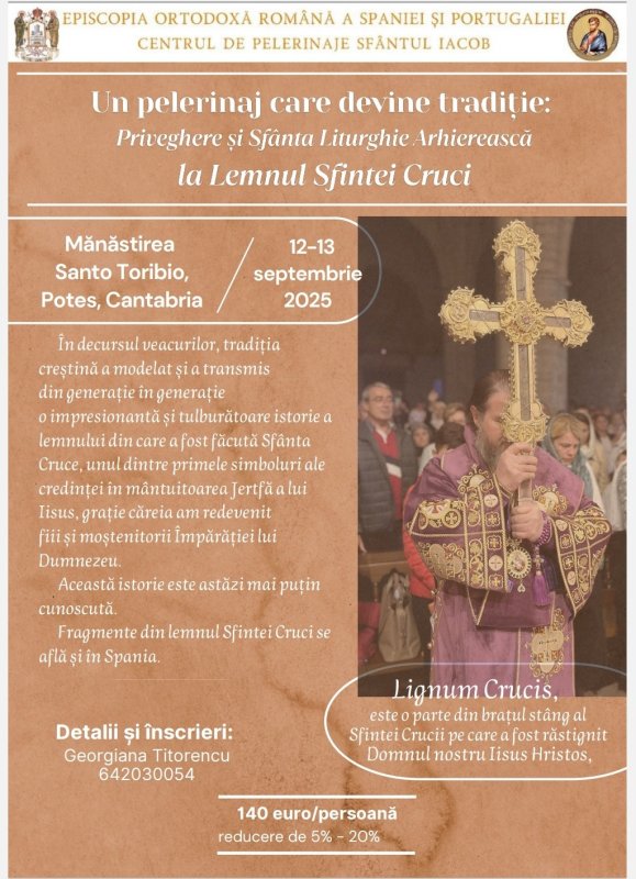 Pelerinaj la cinstitul lemn al Sfintei Cruci în Spania 339912