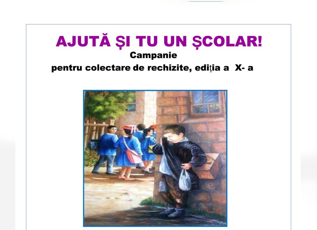 „Ajută și tu un școlar!” în Episcopia Slatinei și Romanaților 339965