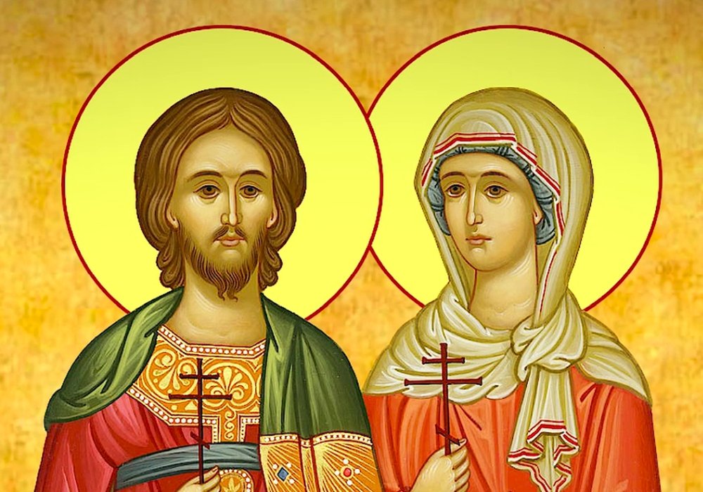 Sfinţii Mucenici Adrian şi Natalia, soţia sa 340094