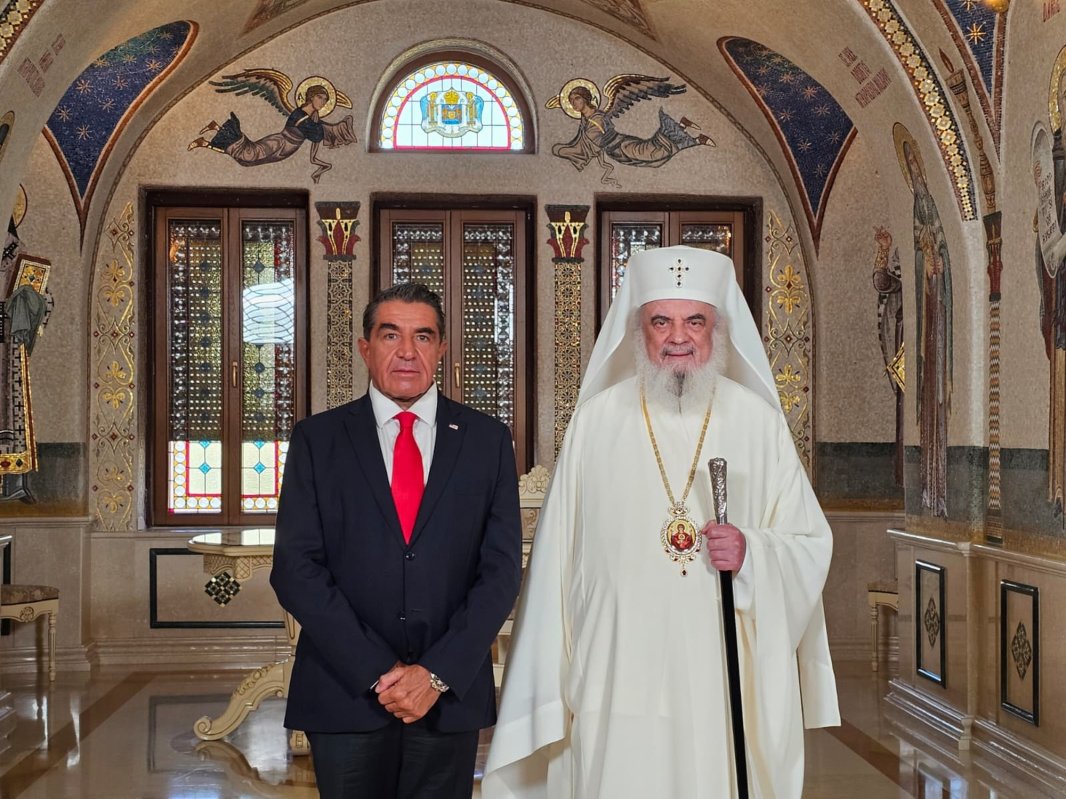 Ambasadorul Paolo Zampolli în vizită la Patriarhia Română 340243