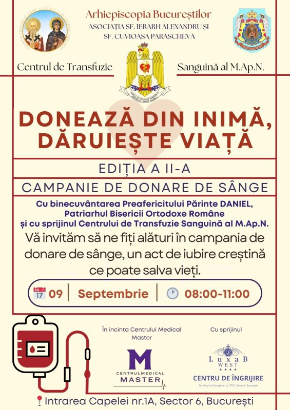 Campanie de donare de sânge în Capitală 340721