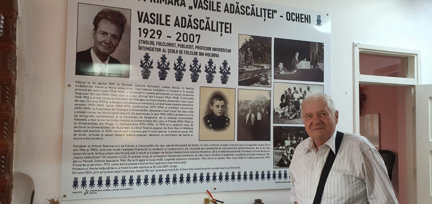 Școala din Ocheni a primit numele folcloristului Vasile Adăscăliței 338520