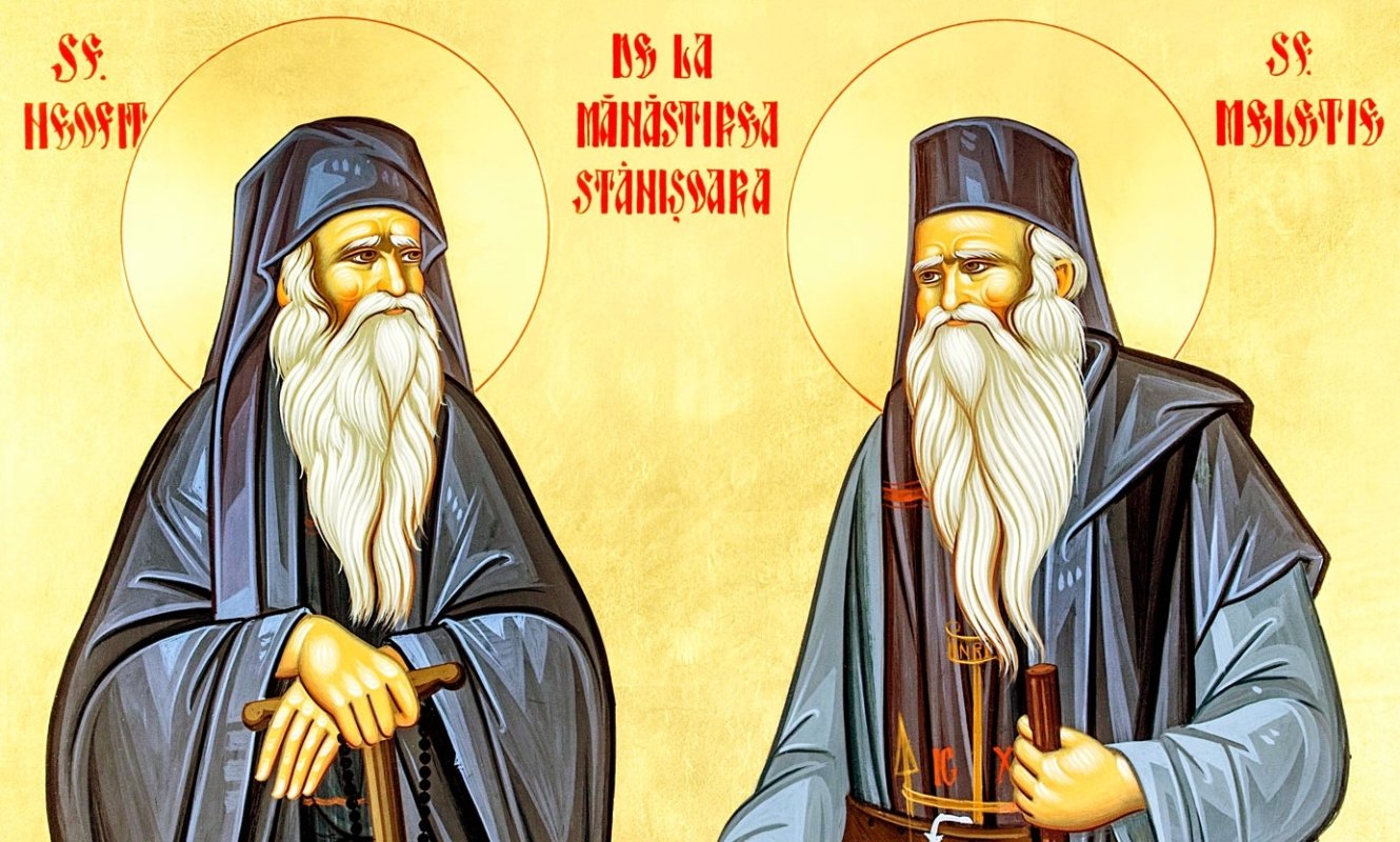Sf. Cuv. Neofit şi Meletie de la Mănăstirea Stânişoara; Sf. Sfinţit  Mc. Antim, Episcopul Nicomidiei; Sf. Cuv. Teoctist din Palestina 340746