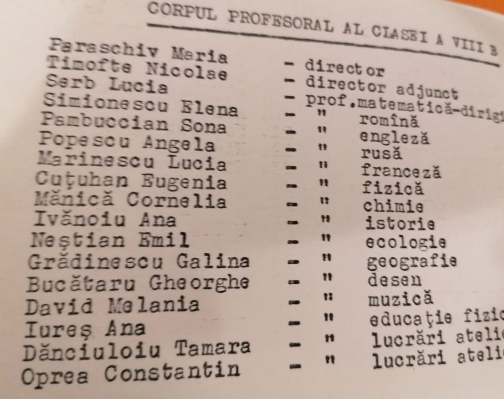 Lucia Șerb: o profesoară… nemuritoare 342584