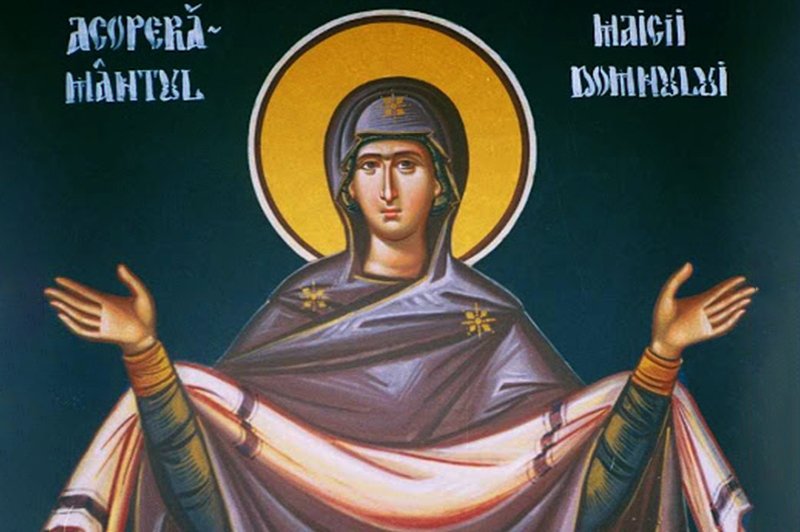 Acoperământul Maicii Domnului; Sf. Ap. Anania; Sf. Cuv. Iosif şi Chiriac de la Bisericani; Sf. Cuv. Roman Melodul (Dezlegare la peşte) 186302