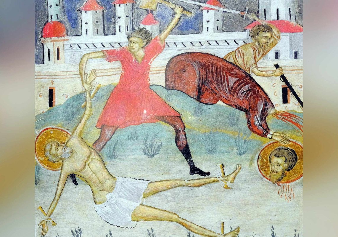 Sfinţii Mari Mucenici Serghie şi Vah; Sfinţii Mucenici Iulian preotul, Chesarie diaconul şi Polihronie 228737