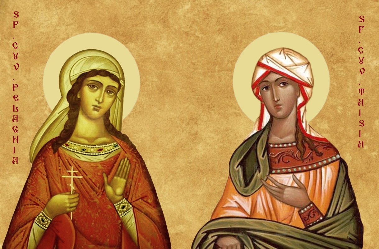 Sfintele Cuvioase Pelaghia şi Taisia 154376