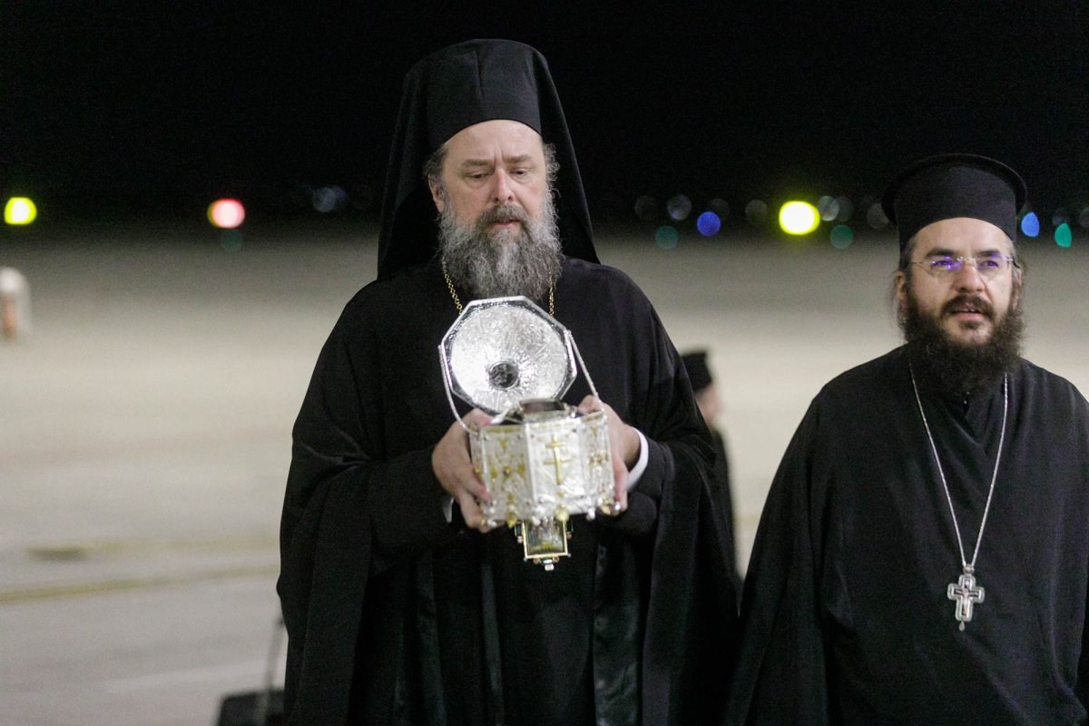 Moaștele Sfântului Grigorie Palama au sosit la Iași 344242