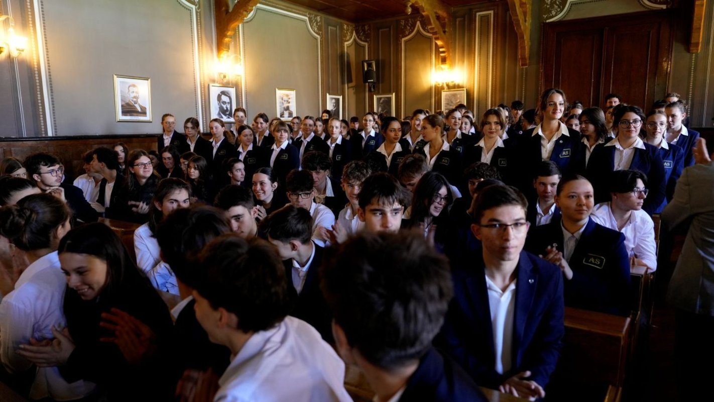 Cinstire adusă Sfântului Dumitru Stăniloae la Colegiul „Andrei Şaguna” din Braşov 345008