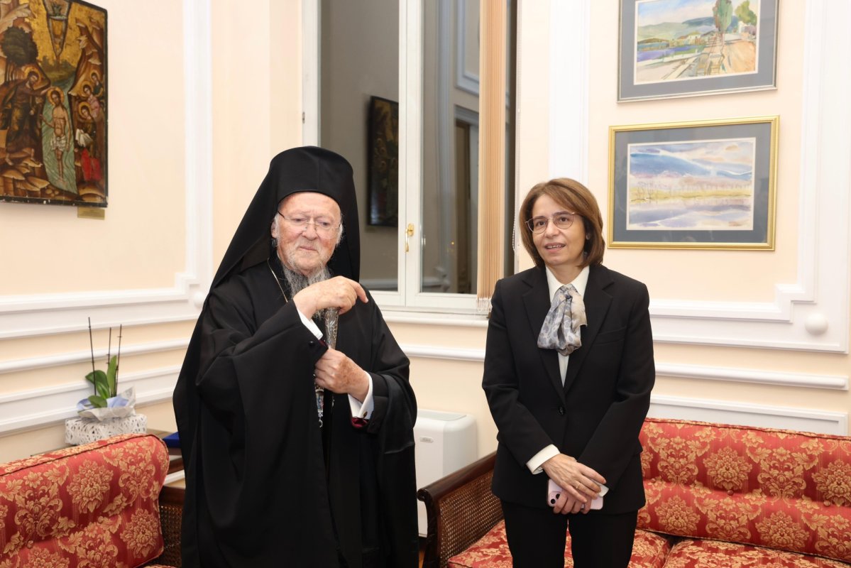 Sanctitatea Sa Bartolomeu, Patriarhul Ecumenic, a vizitat Ambasada Greciei 345770