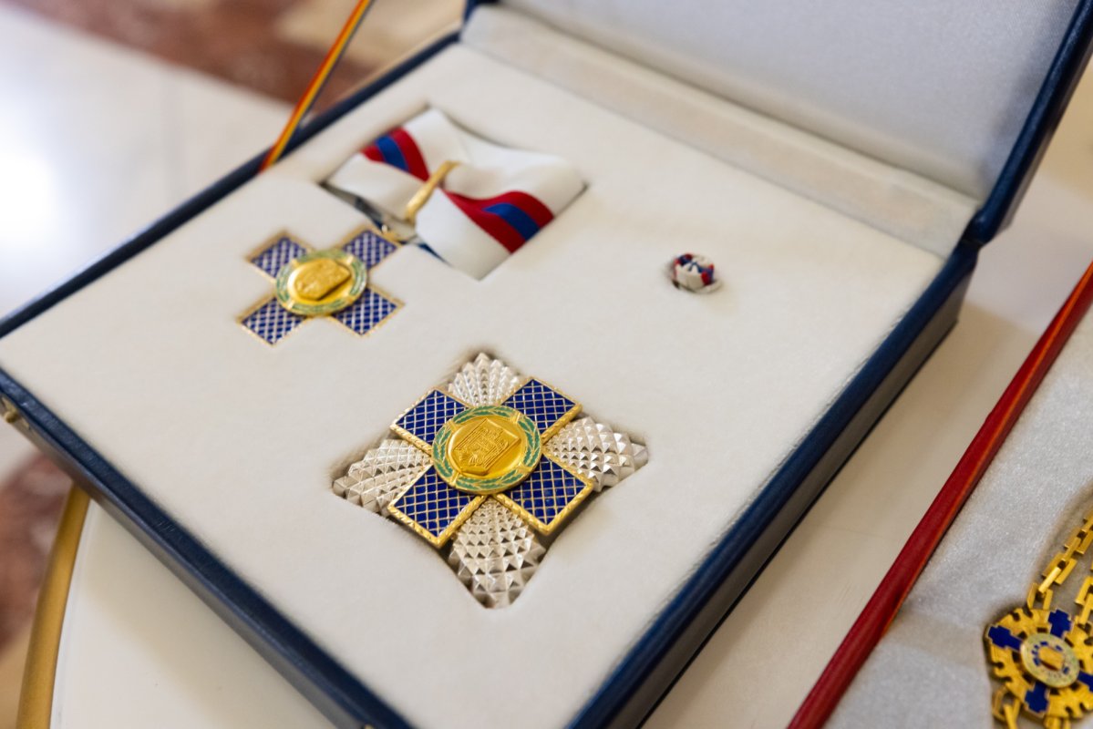 Decorații naționale pentru Patriarhul Ecumenic și Patriarhia Română 346149