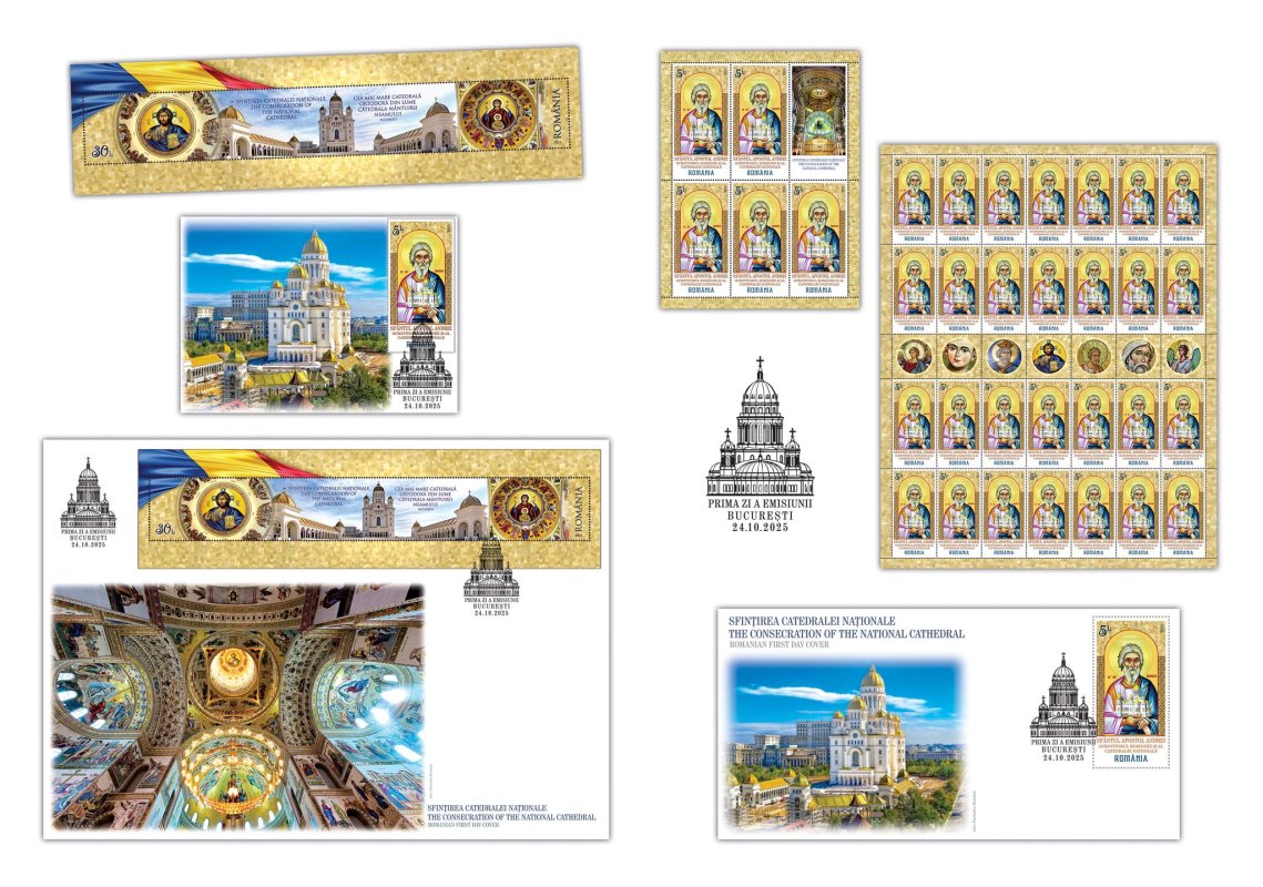 Emisiune filatelică dedicată sfințirii Catedralei Naționale 346142