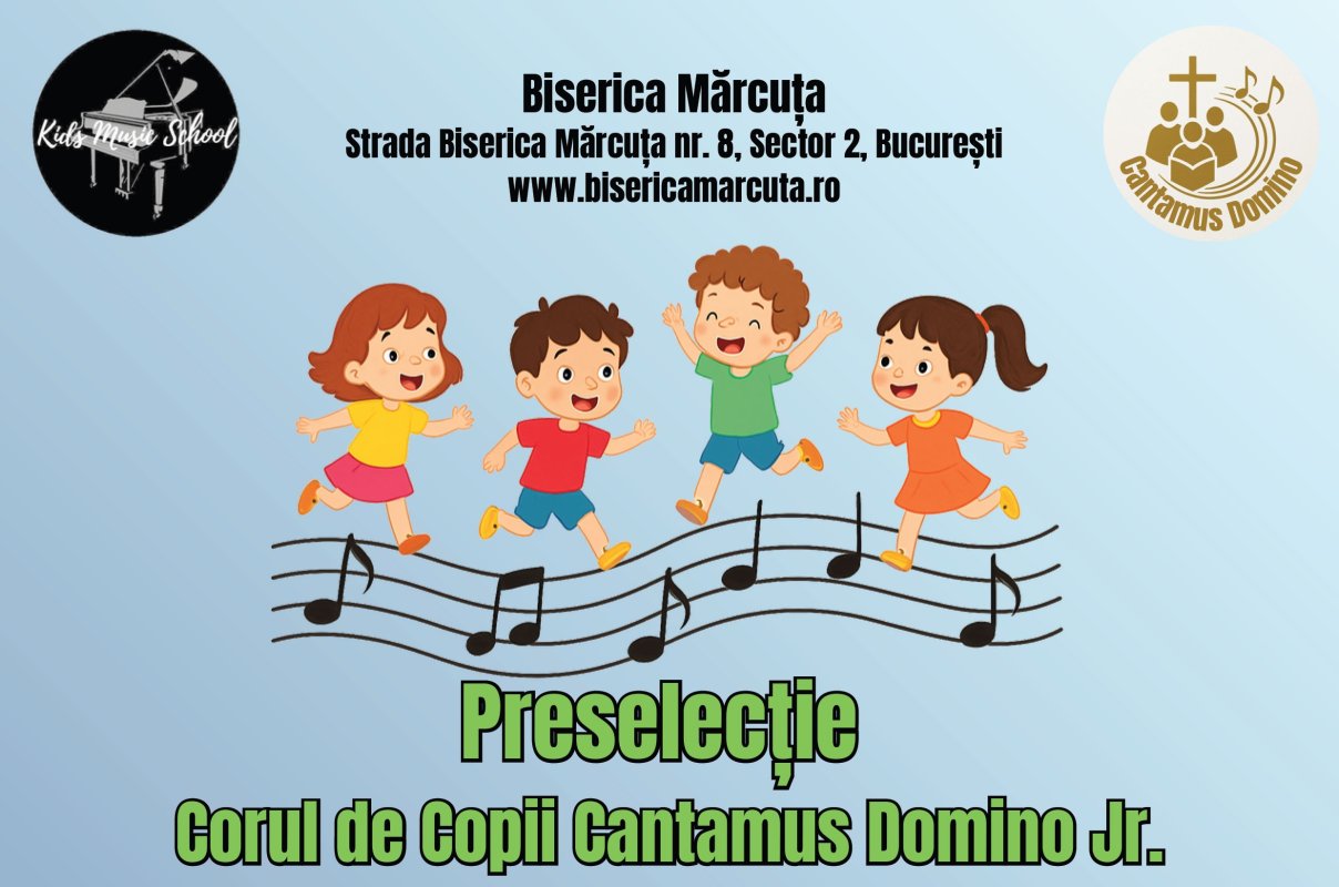 Preselecție cor copii la Parohia Mărcuța 346556