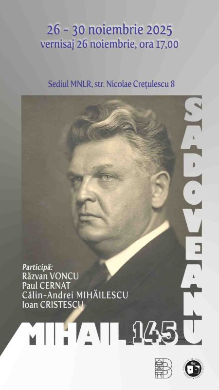 Mihail Sadoveanu, 145 de ani de la naștere 348758