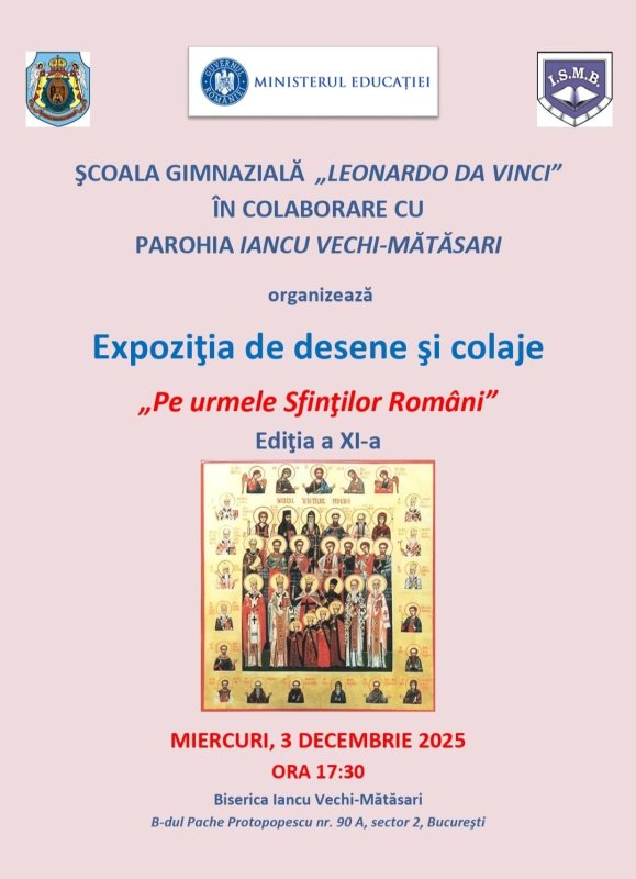 Expoziția „Pe urmele sfinților români” la Biserica Iancu Vechi‑Mătăsari 349492
