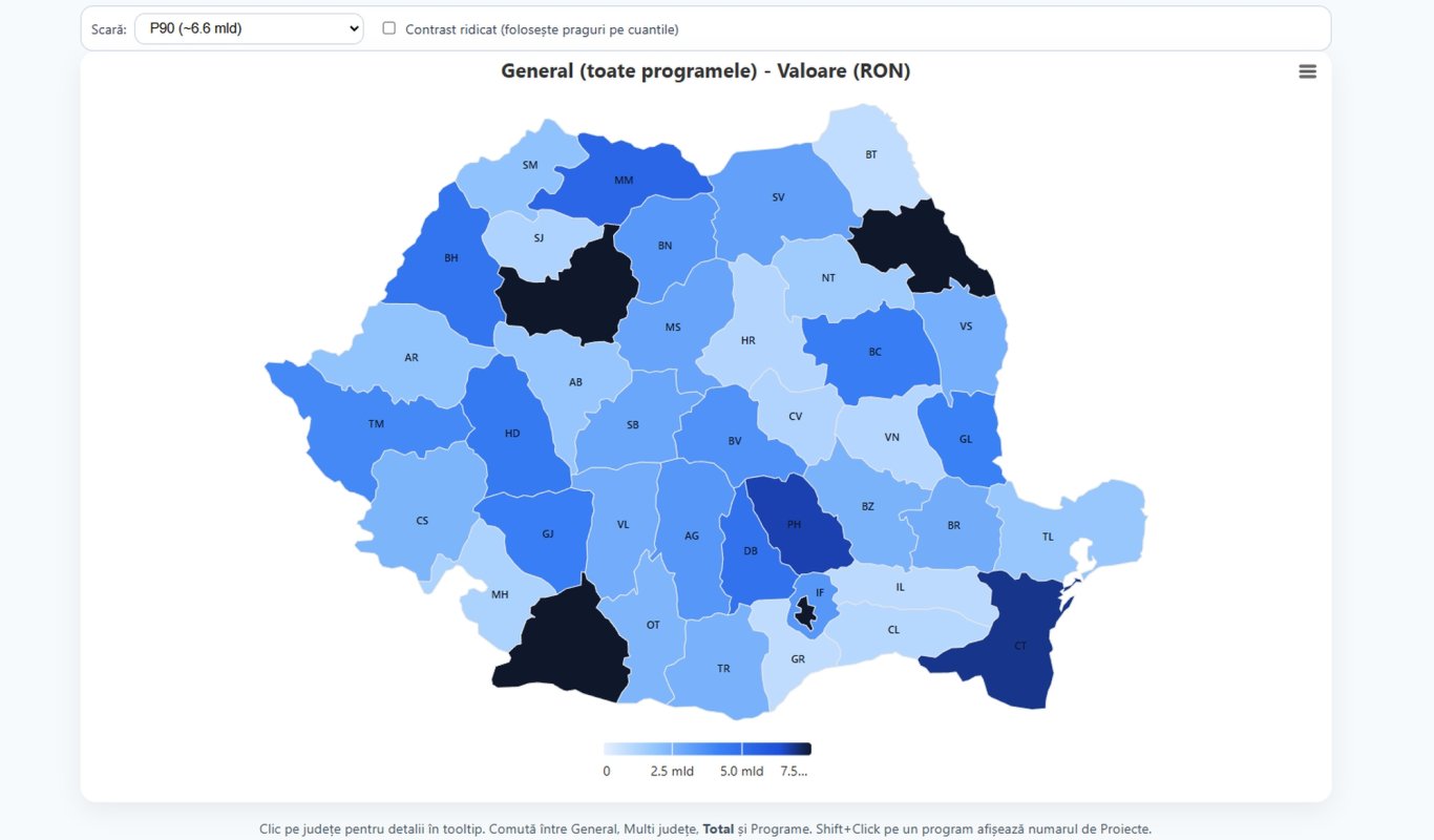 Harta accesării fondurilor de Coeziune  349594