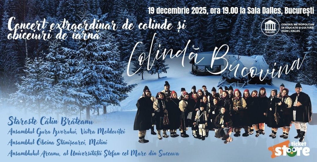 Colindători din Bucovina în Capitală 350084