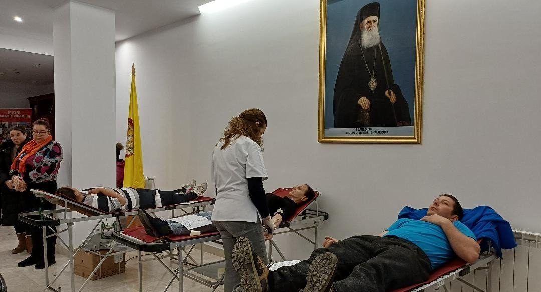 Acțiune de donare de sânge în Protopopiatul Slobozia 350356