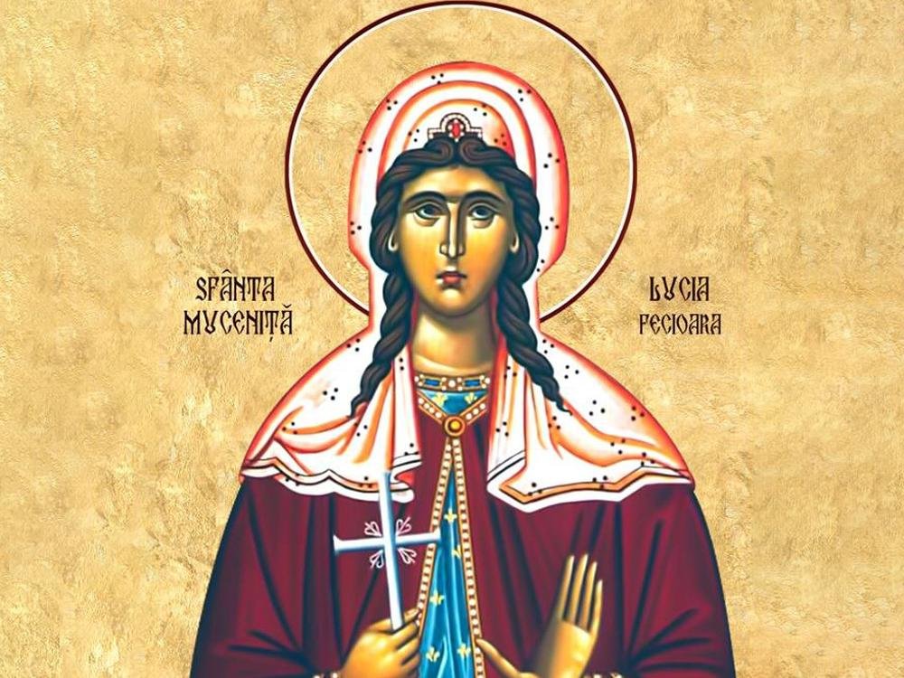 Sf. Ier. Dosoftei, Mitropolitul Moldovei; Sf. Mari Mc. Eustratie, Auxentie, Evghenie, Mardarie şi Orest; Sf. Mc. Lucia din Siracuza 349709