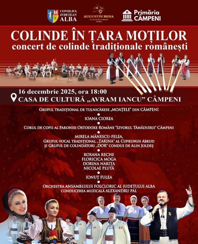 Concert de colinde în Țara Moților 350661