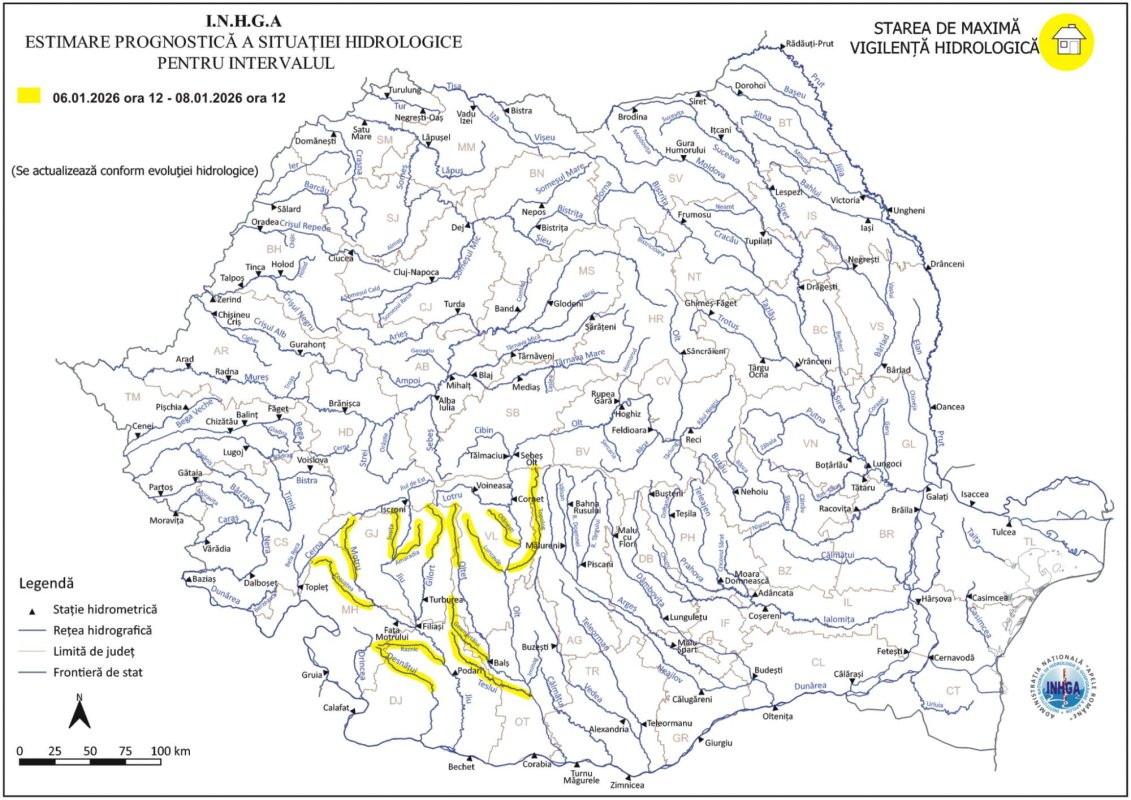 Cod portocaliu de inundații  352380