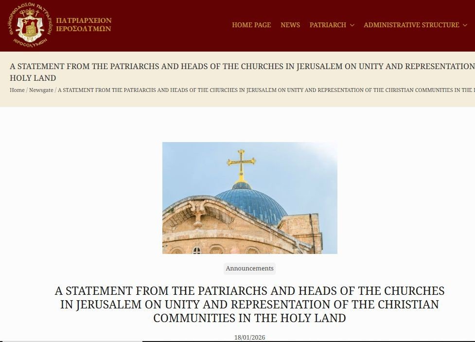 Declaraţia liderilor religioşi din Ierusalim despre ideologiile dăunătoare creştinismului 353229