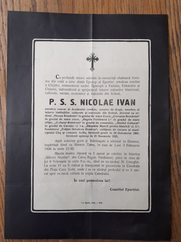 Episcopul Nicolae Ivan, 90 de ani de la trecerea la Domnul 354419