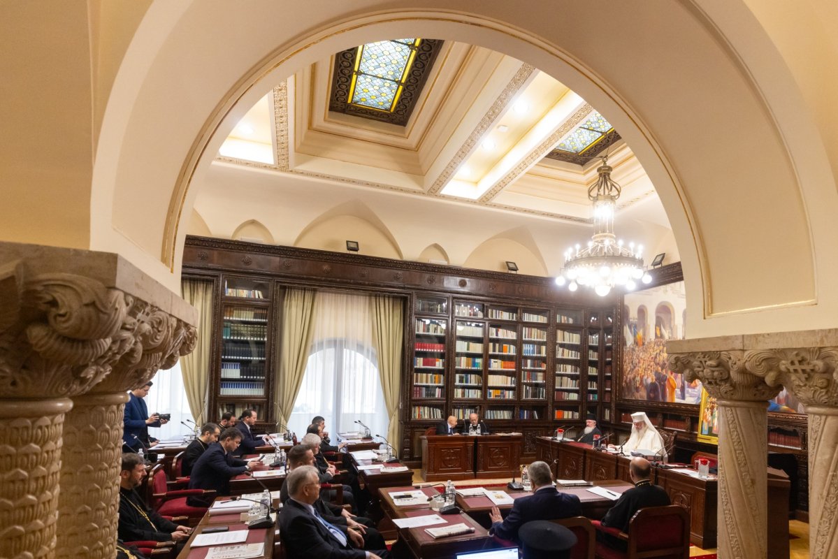 Ședința de lucru a Consiliului National Bisericesc la Reședința Patriarhală  354502