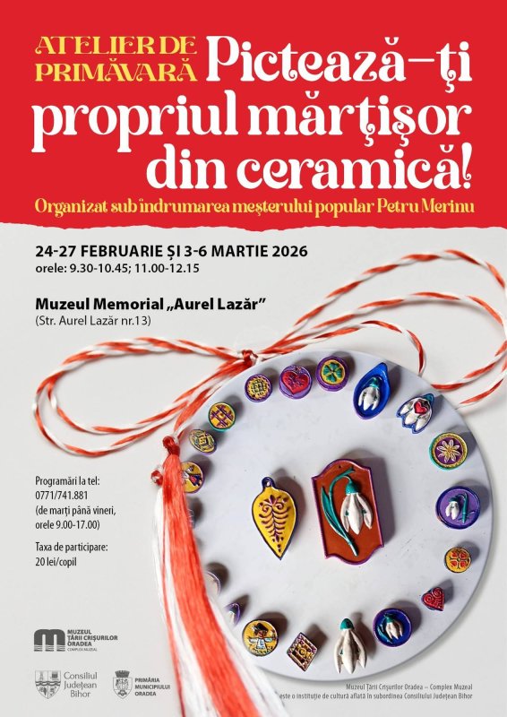 Copiii din Oradea îşi pot picta propriul mărțișor 355073