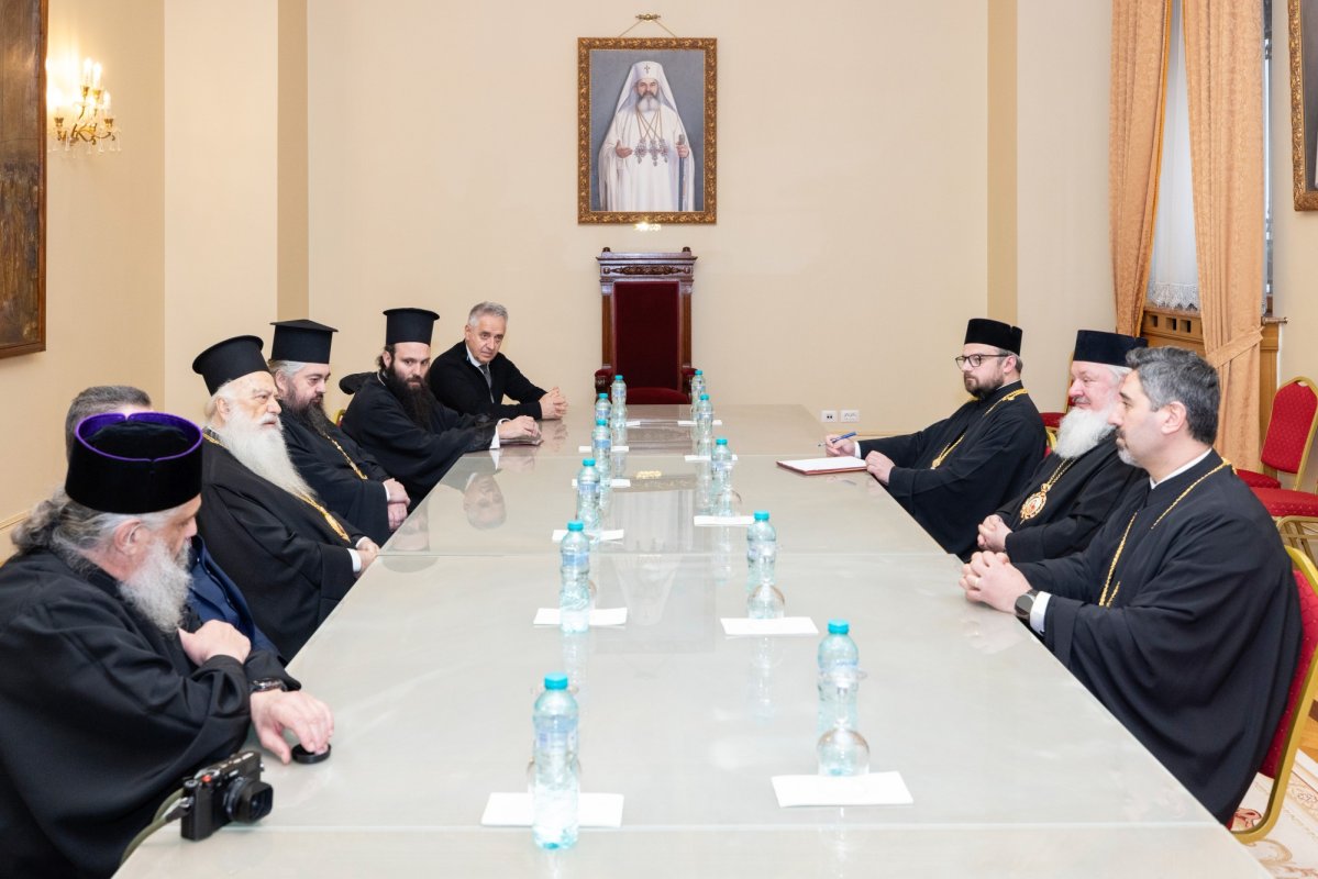 Delegație din Grecia în vizită la Patriarhia Română 355317