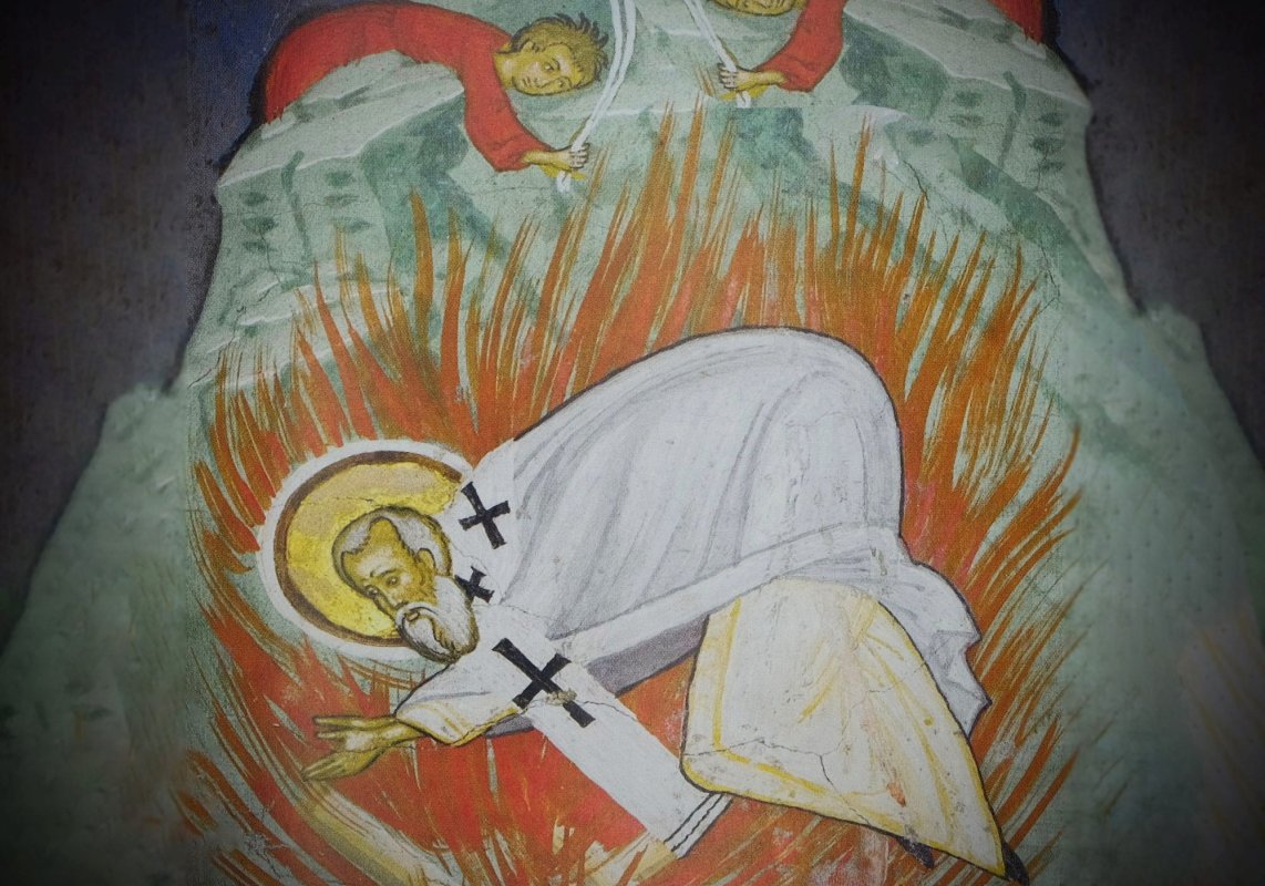 Sf. Sfinţit Mc. Policarp, Episcopul Smirnei; Sf. Gorgonia (Începutul Postului Sfintelor Paşti. Zi aliturgică. Canonul Mare) 355860