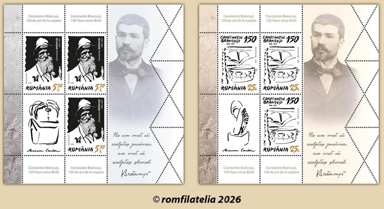 Emisiune filatelică dedicată Anului Brâncuși 356065